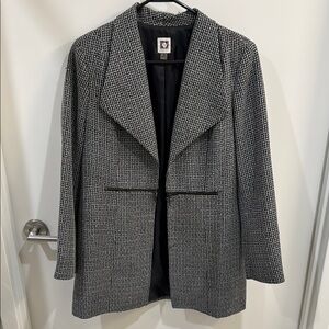 Anne Klein Houndstooth Blazer